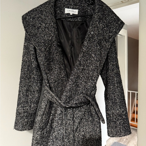 Calvin Klein Jackets & Blazers - Calvin Klein Women's Black Wool Blend Coat
